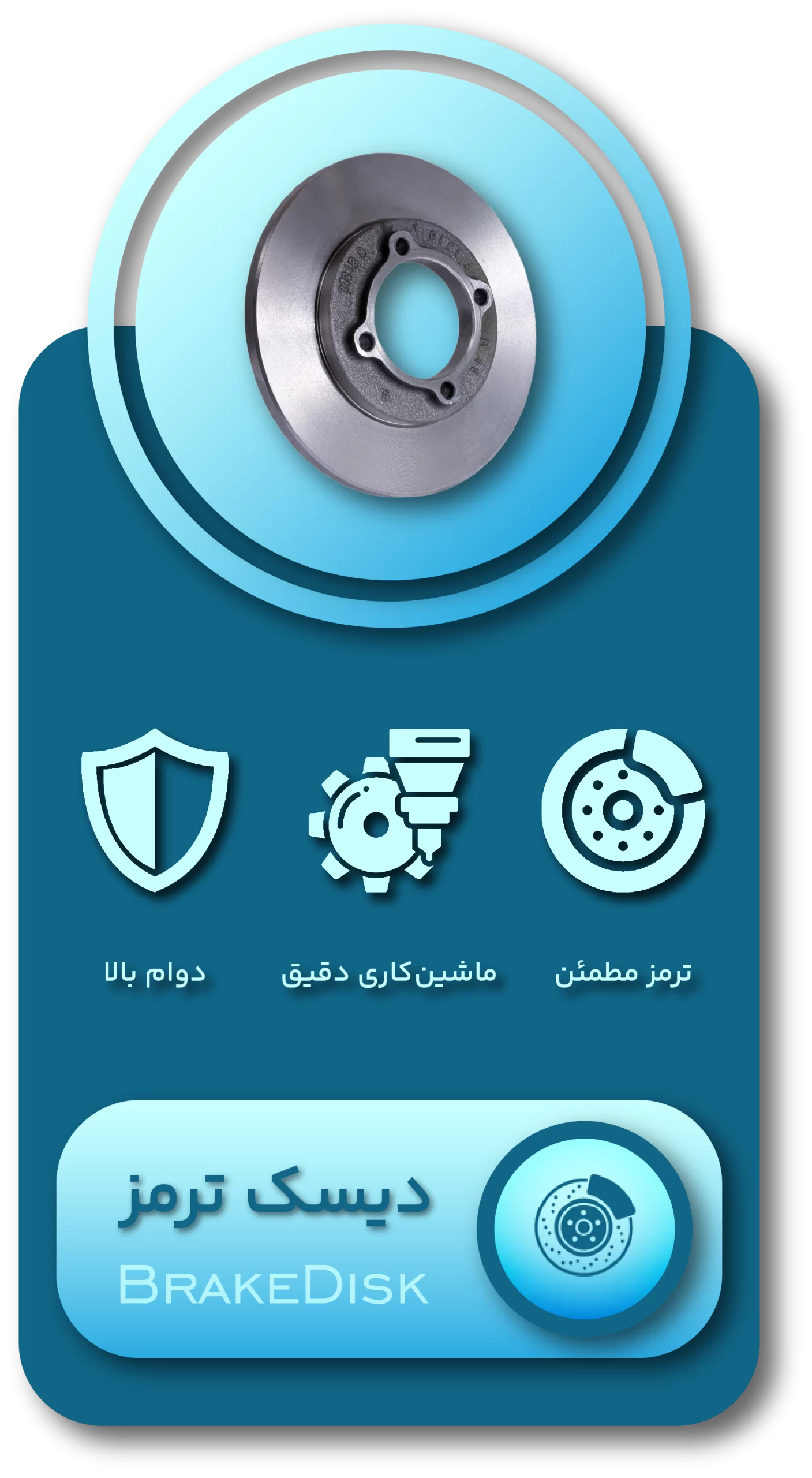 اینفوگرافی دسته بندی دیسک ترمز