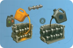 استفاده از روغن موتور مناسب