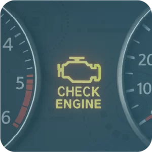 علائم خرابی بلوک سیلندر-چراغ چک موتور روشن می‌شود